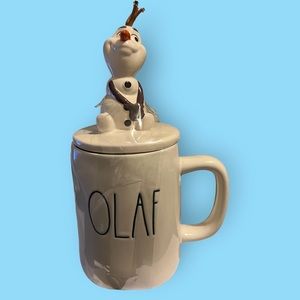 Rae Dunn Disney Frozen Olaf Topper Mug. Out of Print. New. Super Cute. Rare.